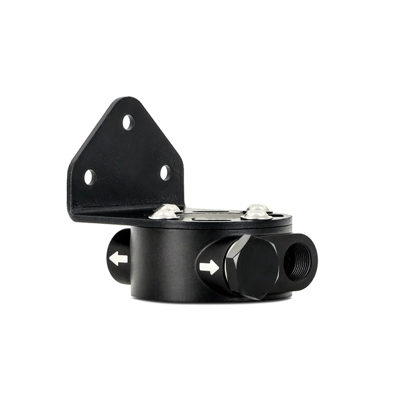 Mishimoto M20 x 1.5 - Remote Oil Filter Mount - Black - Additional View 7