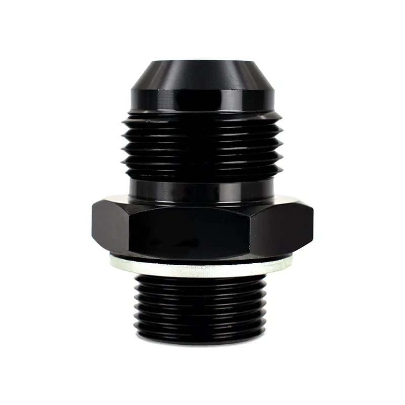 Mishimoto M22 x 1.5 - 12AN Aluminum Fitting - Black - Main Product View