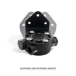 Load image into Gallery viewer, Mishimoto M22 x 1.5 - Remote Oil Filter Mount - Black - Side View