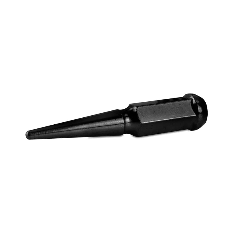 Mishimoto Mishimoto Steel Spiked Lug Nuts M12 x 1.5 24pc Set Black - Side View