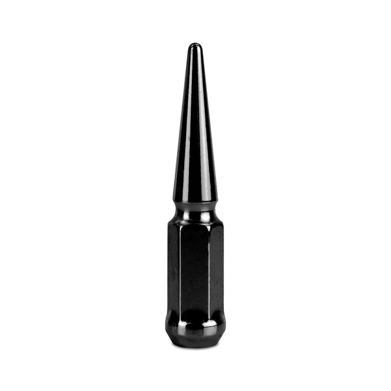 Mishimoto Mishimoto Steel Spiked Lug Nuts M12 x 1.5 24pc Set Black - Back View