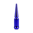 Load image into Gallery viewer, Mishimoto Mishimoto Steel Spiked Lug Nuts M12 x 1.5 24pc Set Blue - Side View