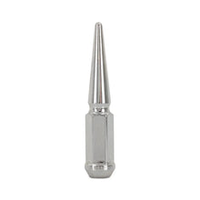 Load image into Gallery viewer, Mishimoto Mishimoto Steel Spiked Lug Nuts M12 x 1.5 24pc Set Chrome - Side View