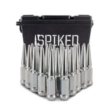 Load image into Gallery viewer, Mishimoto Mishimoto Steel Spiked Lug Nuts M12 x 1.5 24pc Set Chrome - Back View