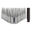 Load image into Gallery viewer, Mishimoto Mishimoto Steel Spiked Lug Nuts M14 x 1.5 32pc Set Chrome - Main Product View