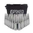 Load image into Gallery viewer, Mishimoto Mishimoto Steel Spiked Lug Nuts M14 x 1.5 32pc Set Chrome - Installation View