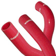 Load image into Gallery viewer, Mishimoto Mitsubishi EVO X Red Silicone Hose Kit - Back View