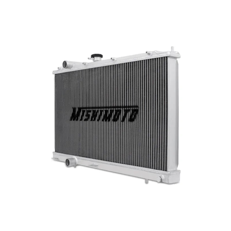 Mishimoto Mitsubishi Lancer Evo IV-VI Manual Aluminum Radiator - Side View