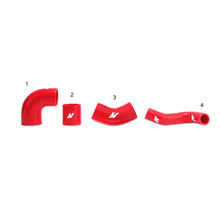 Load image into Gallery viewer, Mishimoto Mitsubishi Lancer Evolution 7/8/9 Red Upper Intercooler Pipe Kit - Detail View