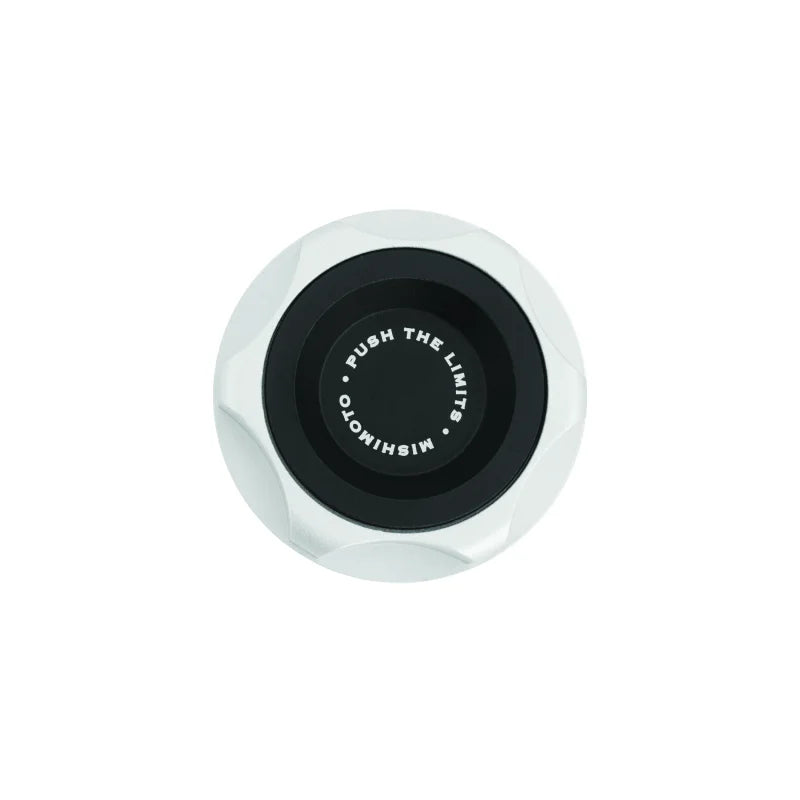 Mishimoto Mitsubishi Oil FIller Cap - Black - Side View