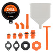 Load image into Gallery viewer, Mishimoto No-Spill Coolant Funnel Kit 15pc Set - Installation View