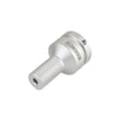 Load image into Gallery viewer, Mishimoto Non-Threaded Shifter Adapter Kit - Silver - Side View