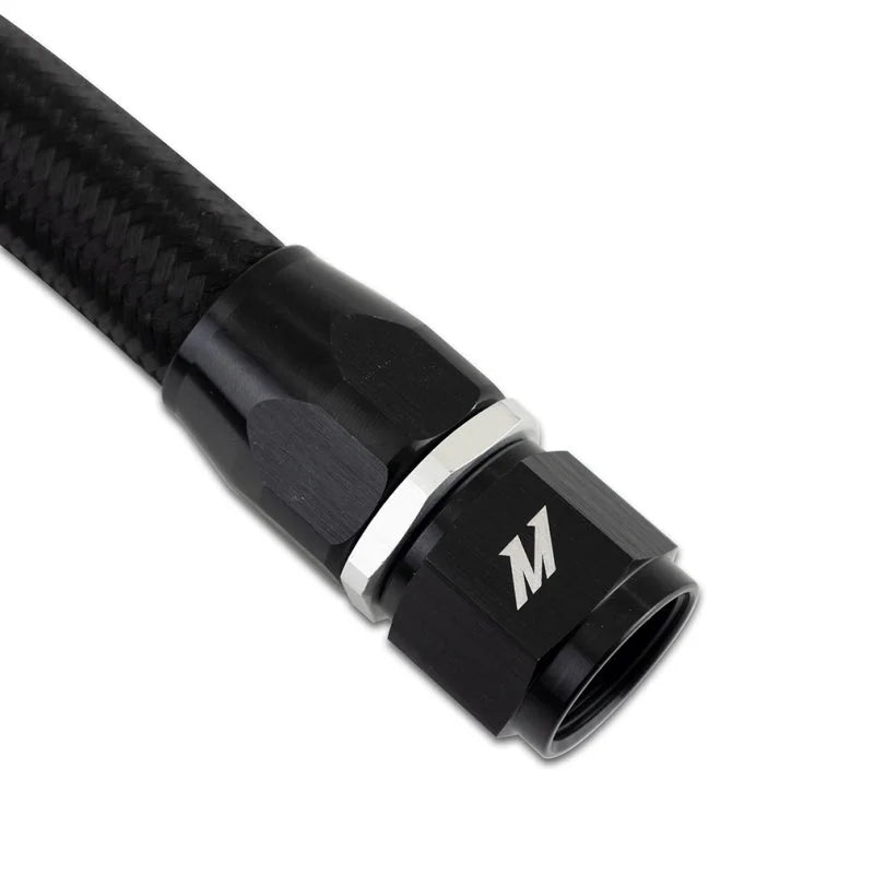 Mishimoto Nylon Wrapped Stainless-Steel Braided Hose -10AN 5ft - Side View