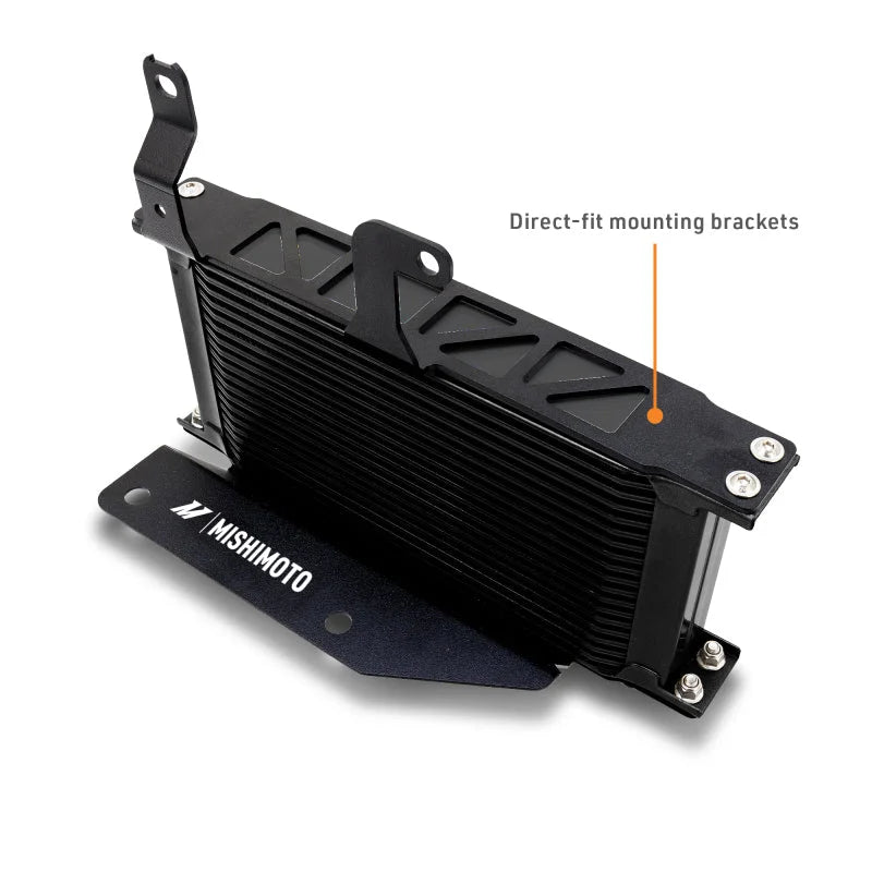 Mishimoto Oil Cooler Kit - Black fits Honda Civic / 2023-2026 Honda Civic Type R - Back View