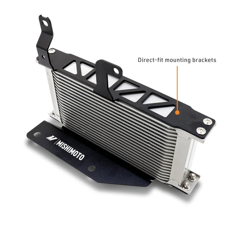 Mishimoto Oil Cooler Kit - Silver fits Honda Civic / 2023-2026 Honda Civic Type R - Back View