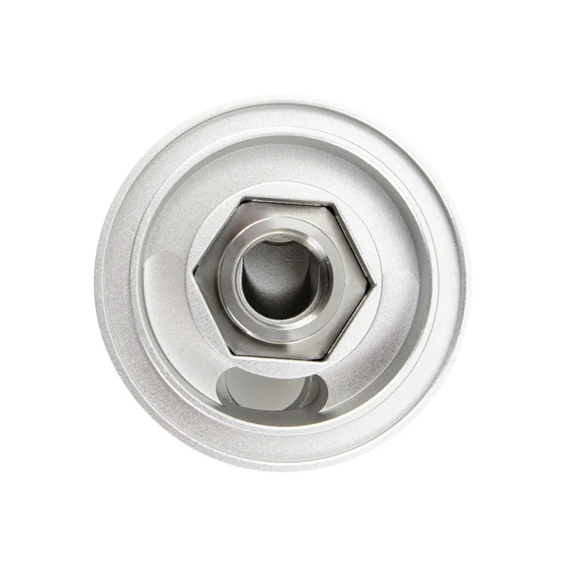 Mishimoto Oil Falter Take-Off Plate - M20 - Side View