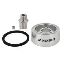 Load image into Gallery viewer, Mishimoto Oil Filter Spacer 32mm 3/4  - 16 Thread - Silver - Main Product View