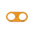 Load image into Gallery viewer, Mishimoto Oil Line Stay -10AN - Gold - Side View