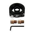 Load image into Gallery viewer, Mishimoto Oil Sandwich Plate Adapter with 3 x 1/8in NPT Ports - Side View