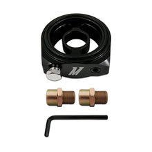 Load image into Gallery viewer, Mishimoto Oil Sandwich Plate Adapter with 3 x 1/8in NPT Ports - Side View