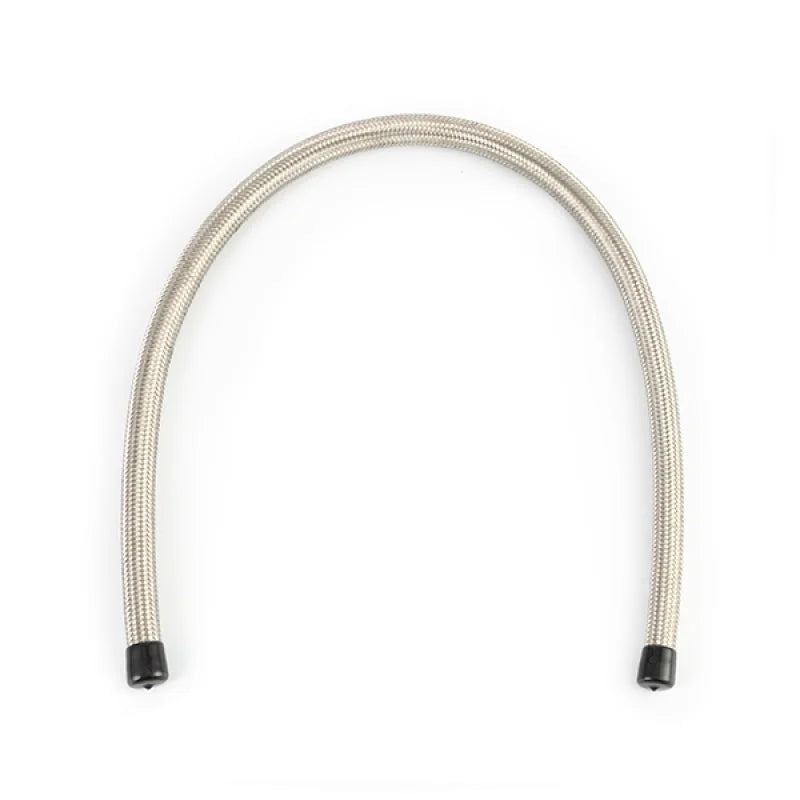 Mishimoto PTFE Braided -6AN 3ft Hose Stainless - Side View