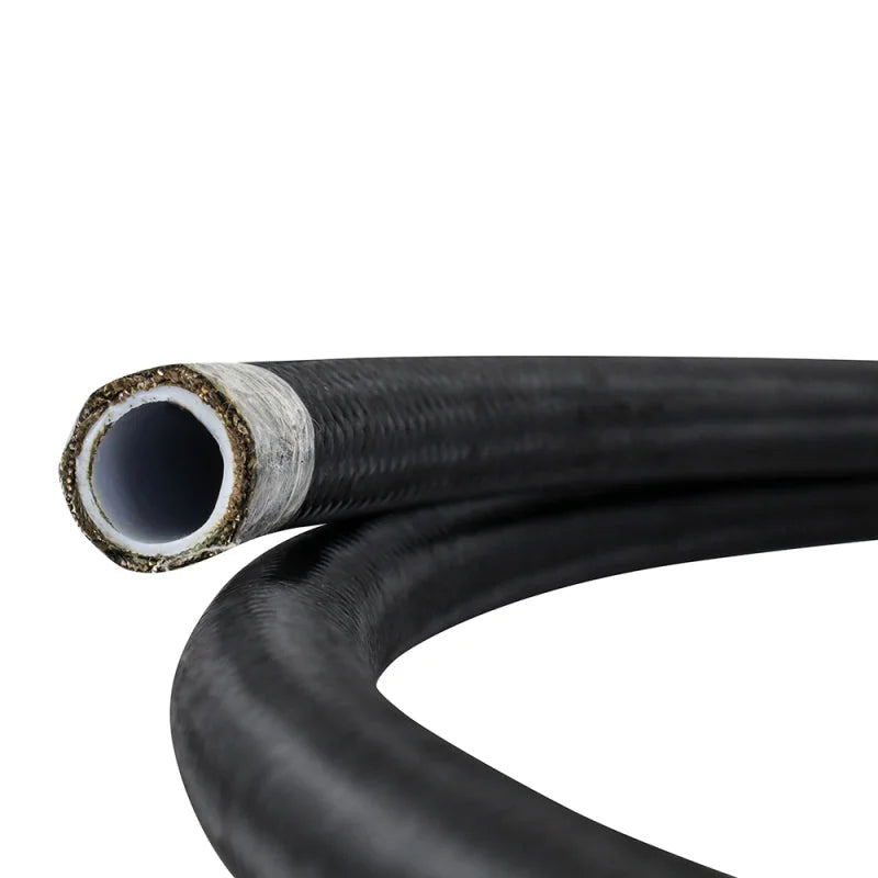 Mishimoto PTFE Braided -6AN 6ft Hose Black - Main Product View