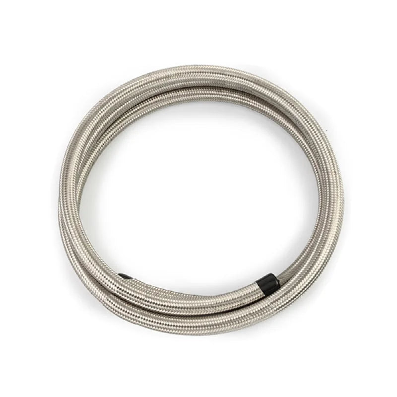 Mishimoto PTFE Braided -6AN 6ft Hose Stainless - Side View