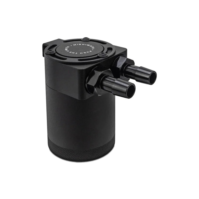 Mishimoto Parallel Port Universal Baffled Oil Catch Can - Back View