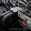 Load image into Gallery viewer, Mishimoto Parallel Port Universal Baffled Oil Catch Can - Installation View