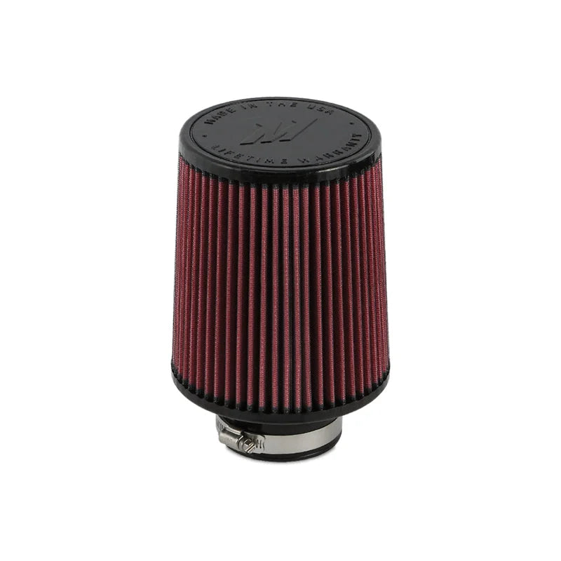 Mishimoto Performance Air Filter - 3in Inlet / 7in Length - Side View