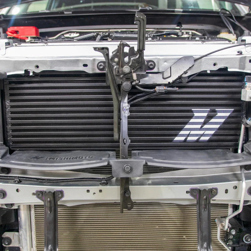 Mishimoto Performance Intercooler - Black fits 2024-2026 Toyota Land Cruiser / Toyota Tacoma - Back View