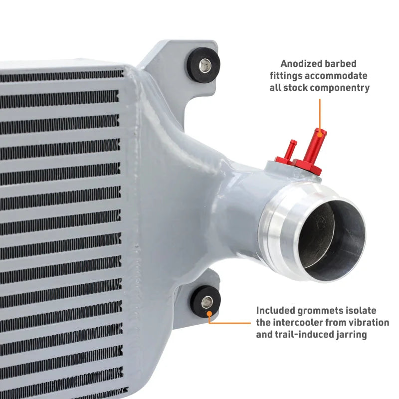 Mishimoto Performance Intercooler - Silver fits 2024-2026 Toyota Land Cruiser / Toyota Tacoma - Additional View 9