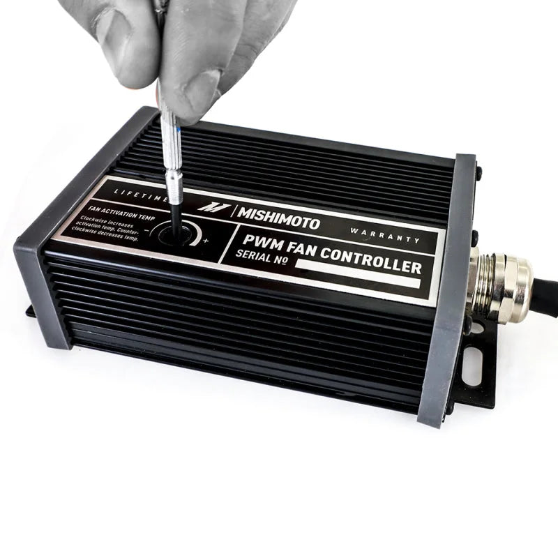 Mishimoto Pulse Width Modulation Fan Controller - Black - Back View