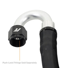 Load image into Gallery viewer, Mishimoto Push Lock Hose, Black, -10AN, 120in Length - Detail View