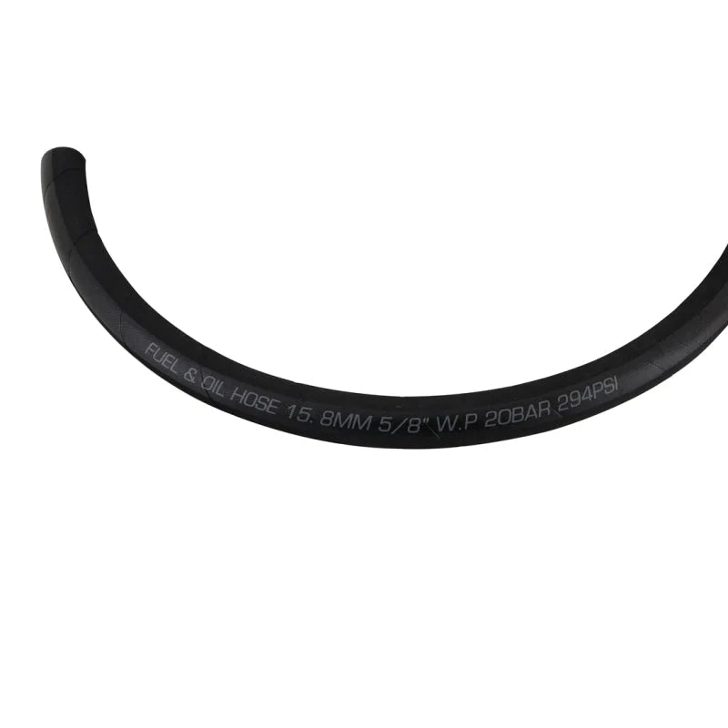Mishimoto Push Lock Hose, Black, -10AN, 240in Length - Side View
