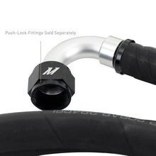 Load image into Gallery viewer, Mishimoto Push Lock Hose, Black, -12AN, 240in Length - Side View