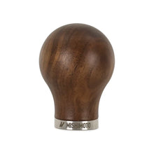 Load image into Gallery viewer, Mishimoto Round Steel Core Wood Shift Knob - Walnut - Main Product View
