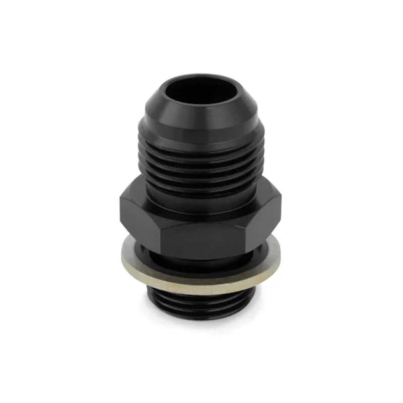 Mishimoto Sandwich Plate Fitting M20 x -10AN Black - Main Product View