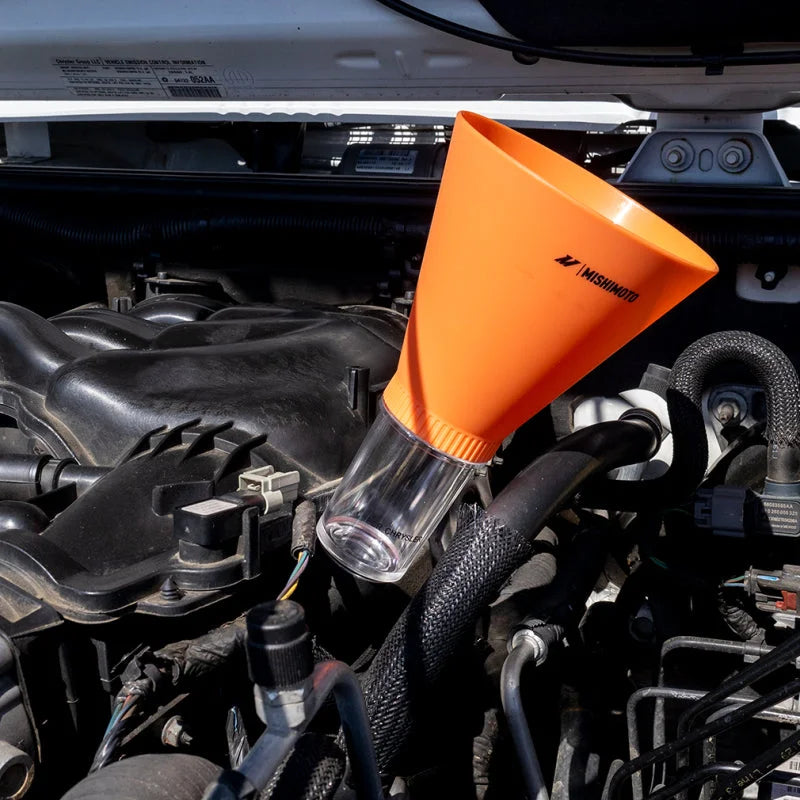 Mishimoto Screw On Oil Funnel Chrysler Kit - Side View