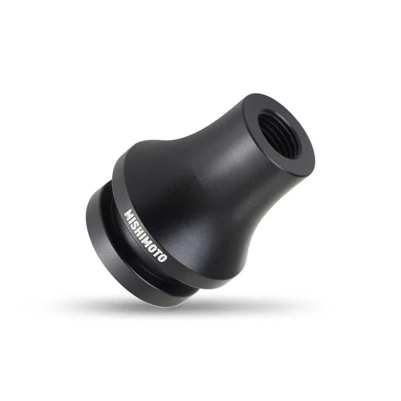 Mishimoto Shift Boot Cover + Retainer/Adapter Bundle M12x1.25 Black - Back View