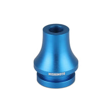 Load image into Gallery viewer, Mishimoto Shift Boot Retainer/Adapter M12x1.25 - Blue - Side View