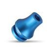 Load image into Gallery viewer, Mishimoto Shift Boot Retainer/Adapter M12x1.25 - Blue - Installation View