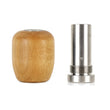 Load image into Gallery viewer, Mishimoto Short Steel Core Wood Shift Knob - Beech - Side View