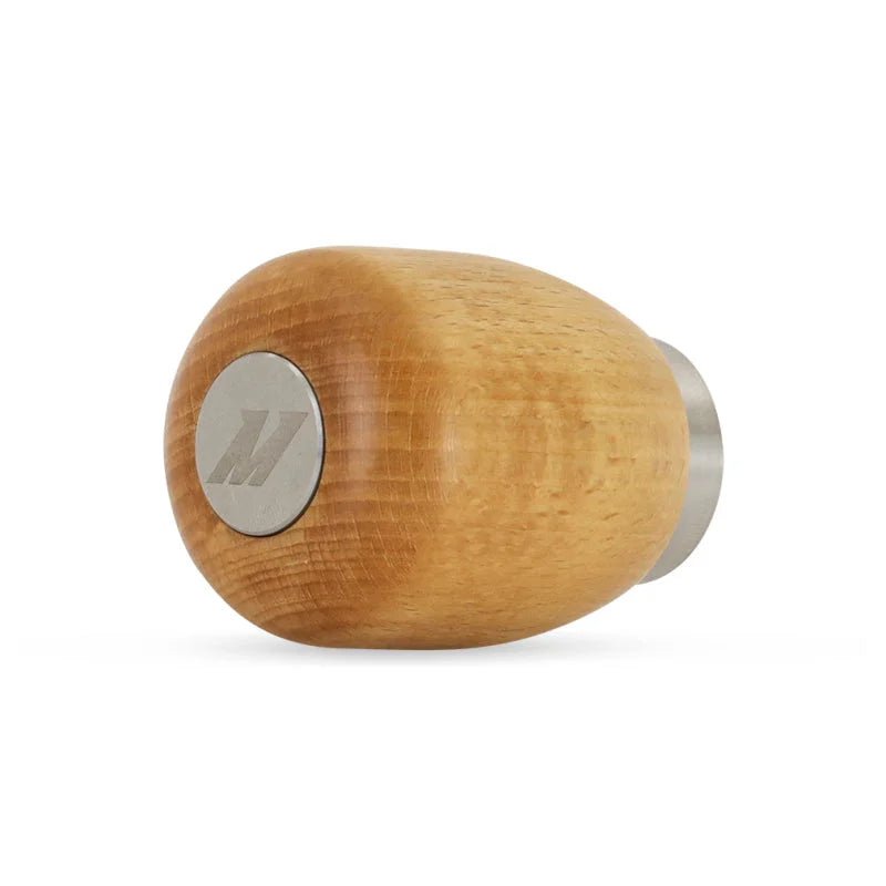 Mishimoto Short Steel Core Wood Shift Knob - Beech - Installation View