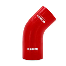 Load image into Gallery viewer, Mishimoto Silicone Reducer Coupler 45 Degree 2.5in to 2.75in - Red - Main Product View