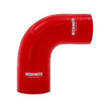 Load image into Gallery viewer, Mishimoto Silicone Reducer Coupler 90 Degree 2in to 2.25in - Red - Main Product View