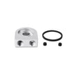 Load image into Gallery viewer, Mishimoto Silver M20 Oil Sandwich Plate - Main Product View