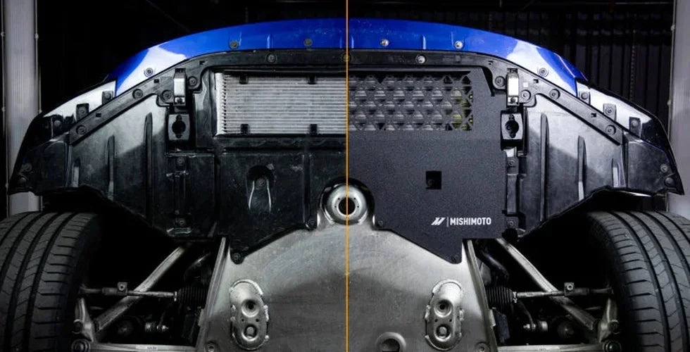 Mishimoto 2021+ BMW G80 M3 Skid Plate Engine - Wrinkle Black - Additional View 5