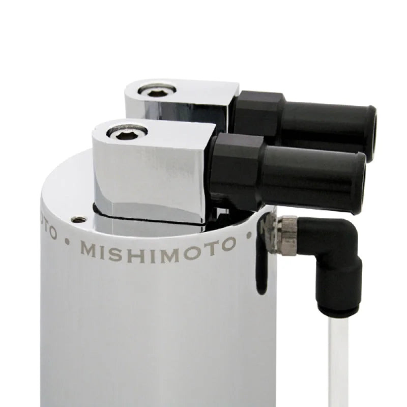 Mishimoto Small Aluminum Oil Catch Can - Back View