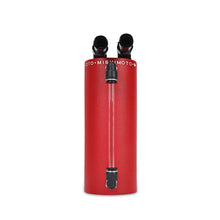 Load image into Gallery viewer, Mishimoto Small Aluminum Oil Catch Can - Wrinkle Red - Back View